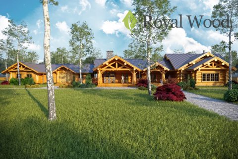 Проект деревянного спа- комплекса «Вистлер» — 560 м²