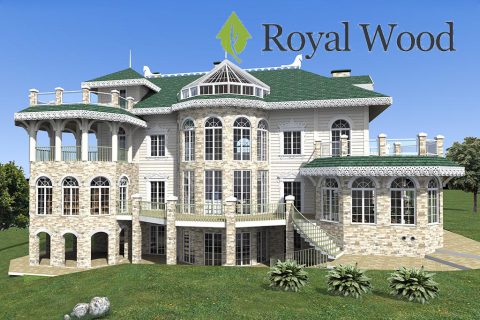 Проект деревянного поместья «Фергус» — 646м²