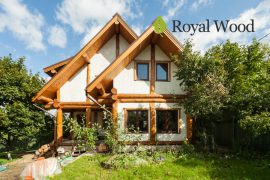 Деревянный дом по безусадочной технологии post and beam площадью 150 м².