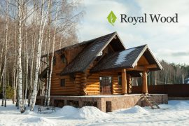 Гостевой дом из сибирского кедра с баней — 120 м²