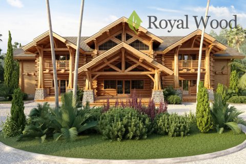 Проект деревянного рубленного дома «Агассис» — 500м²