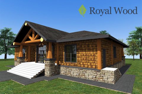 Проект одноэтажного деревянного дома «Кейсон» -208м²