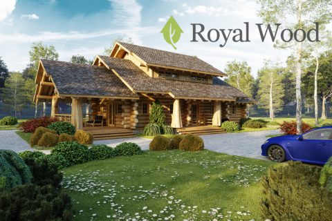 Проект деревянного рубленного дома «Джаспер» -190м²
