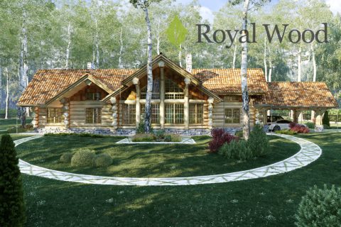 Проект деревянного дома «Торонто» — 400м²