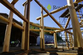 Настоящий канадский дом из красного кедра по технологии post and beam